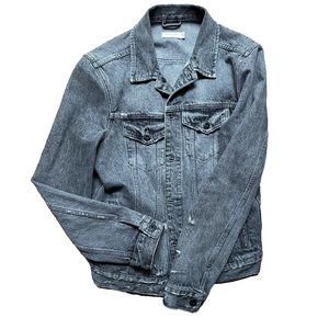 ALLSAINTS Distressed Trucker Jacket S